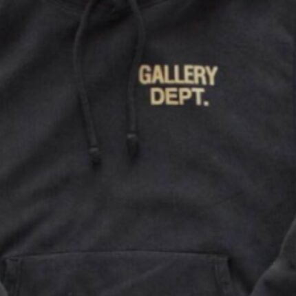 GALLERY DEPT. Logo Printed Style Hoodie Black