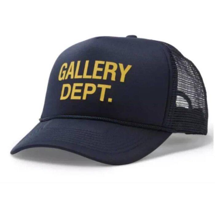 Gallery Dept Black Trucker Hat
