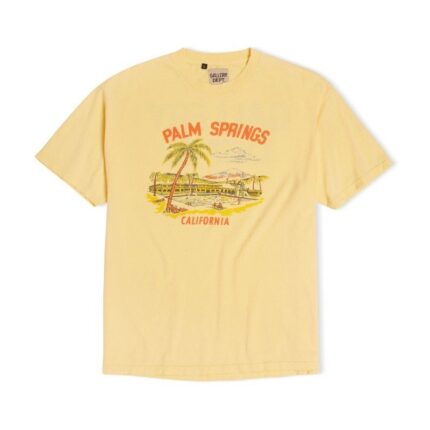 Gallery Dept Palm Springs T-Shirt Yellow